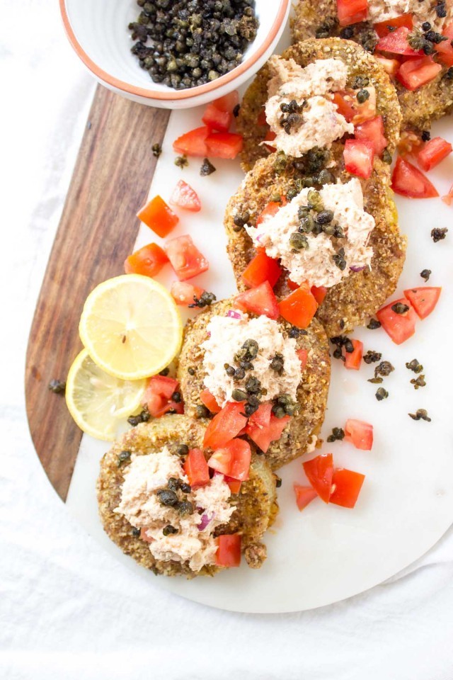 paleo baked green tomatoes