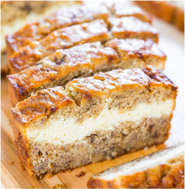 cream cheese banana bread