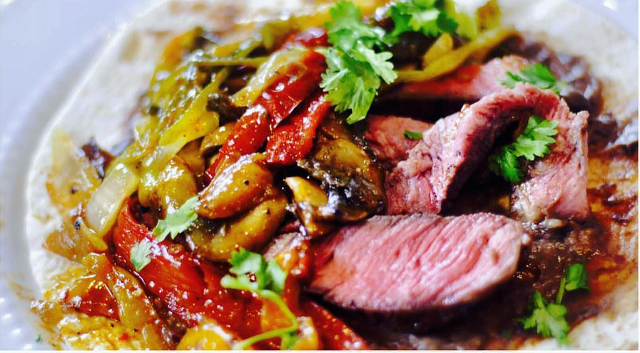 pineapple-beef-fajitas