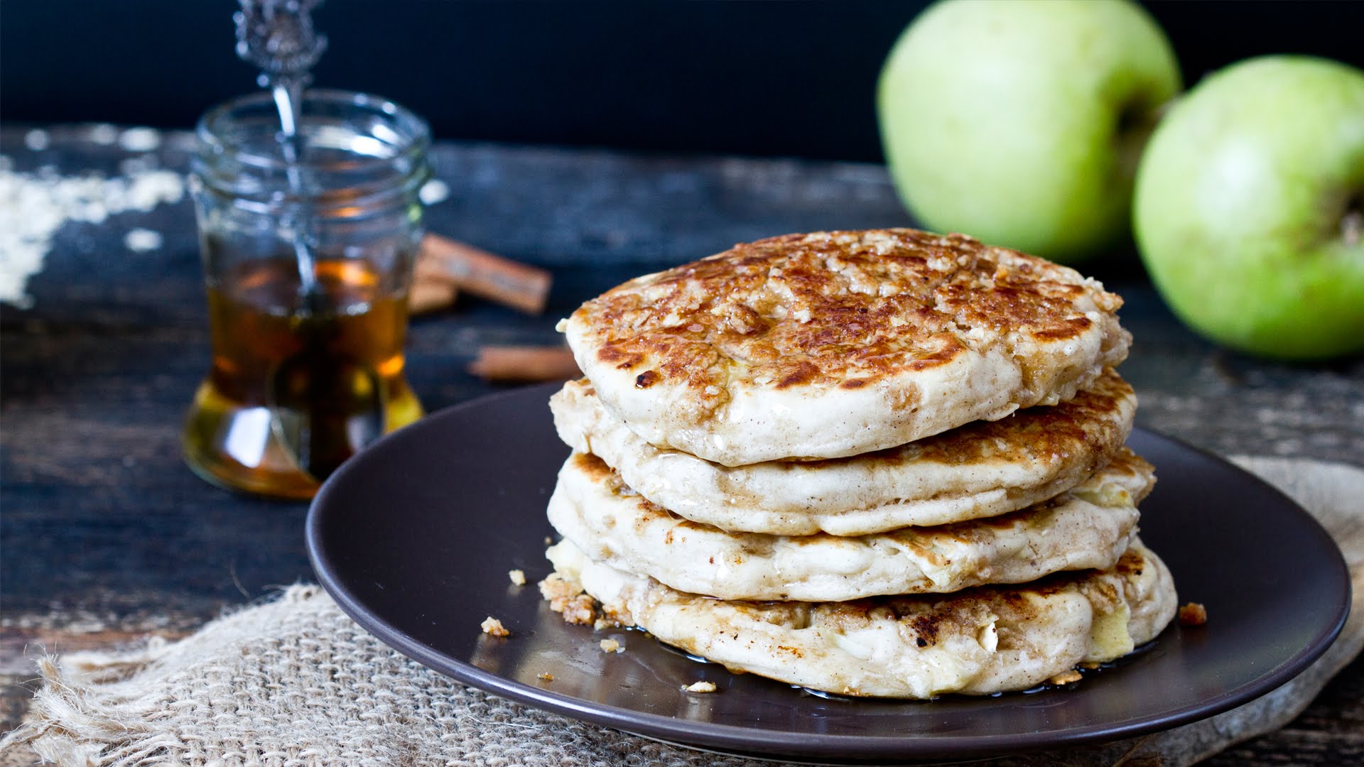 An Apple Crisp Pancake A Day Keeps The Dr. Away