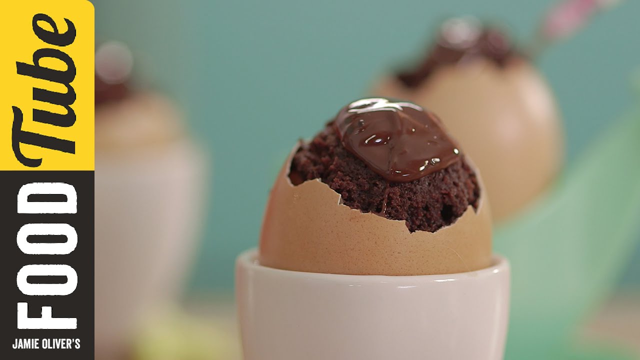 Eggstraordinary Triple Chocolate Brownie Eggs