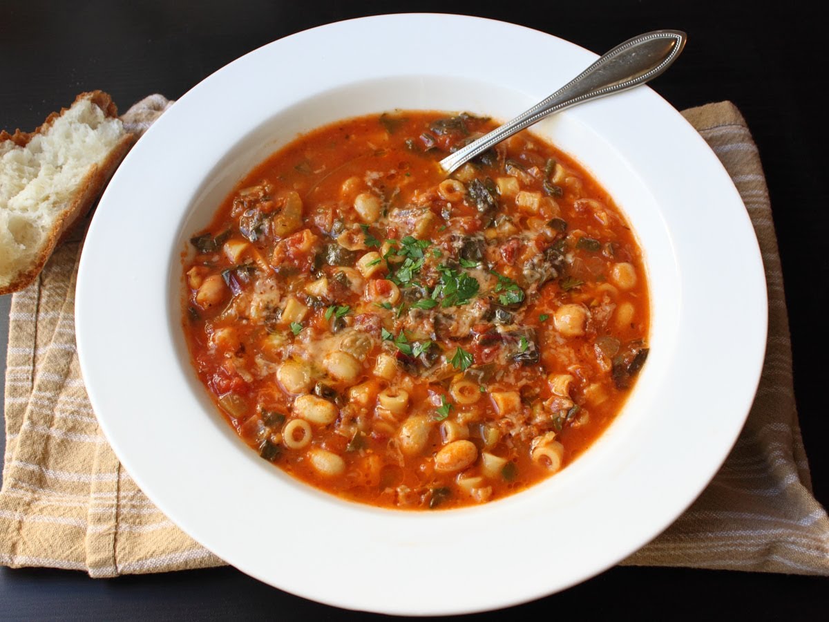 Falling For Fall Minestrone Soup