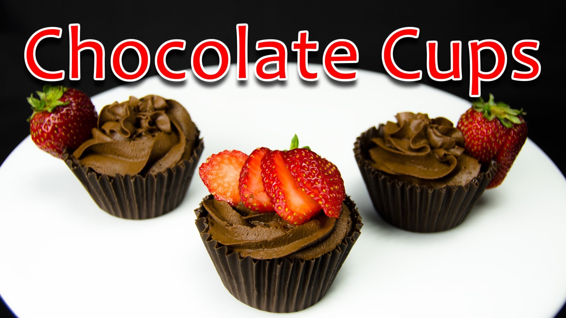 Making Edible Chocolate Cups For Your Desserts