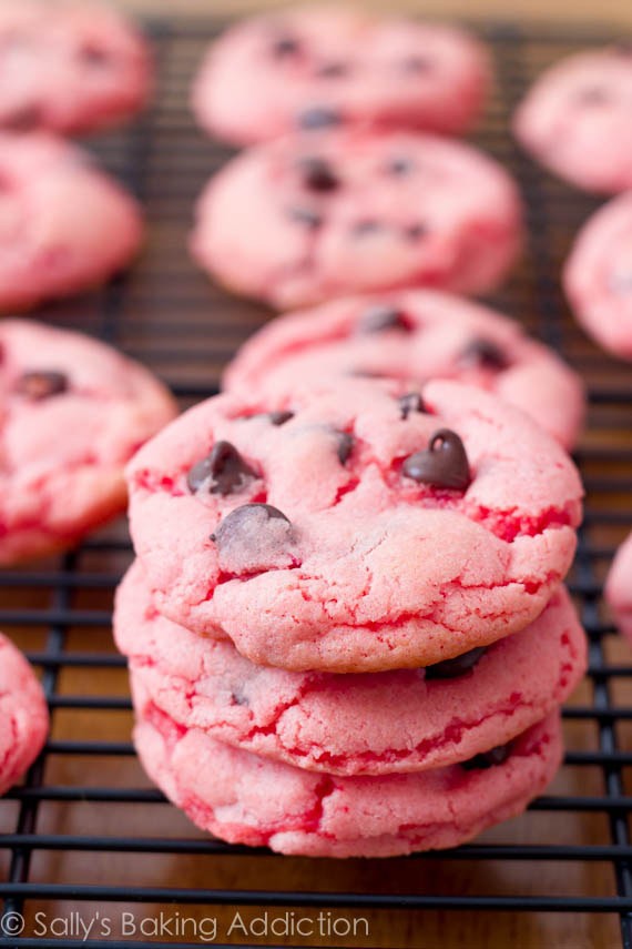 strawberry cookies