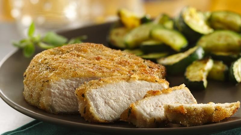 breaded pork chops