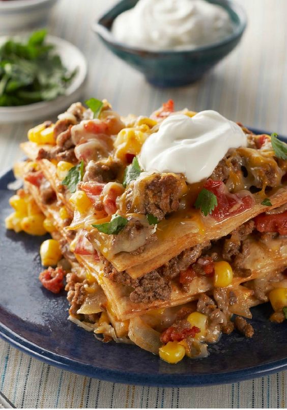 taco lasagna