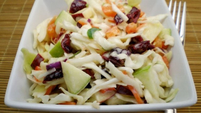 cranberry apple coleslaw