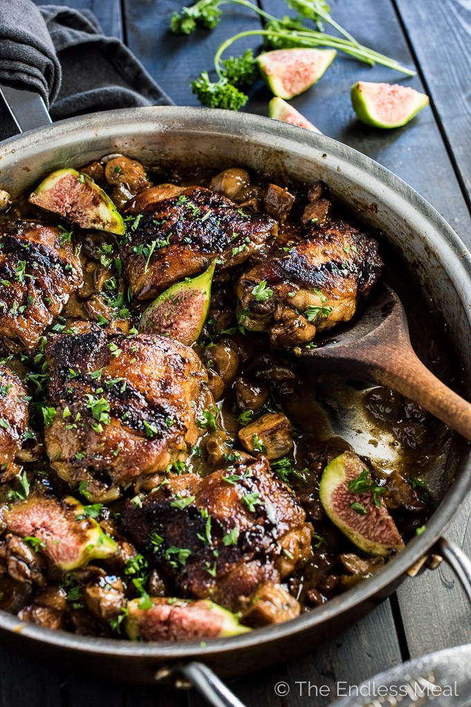 Balsamic Fig Chicken Marsala