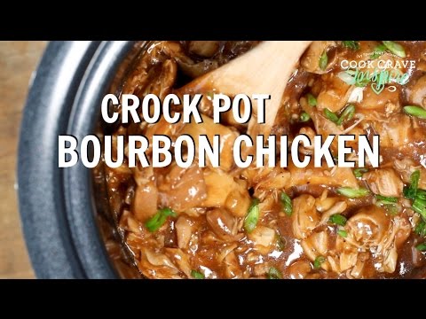 Tender And Sweet Slow Cooker Bourbon Chicken