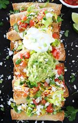 The Healthy Side Of Chicken Taquitos