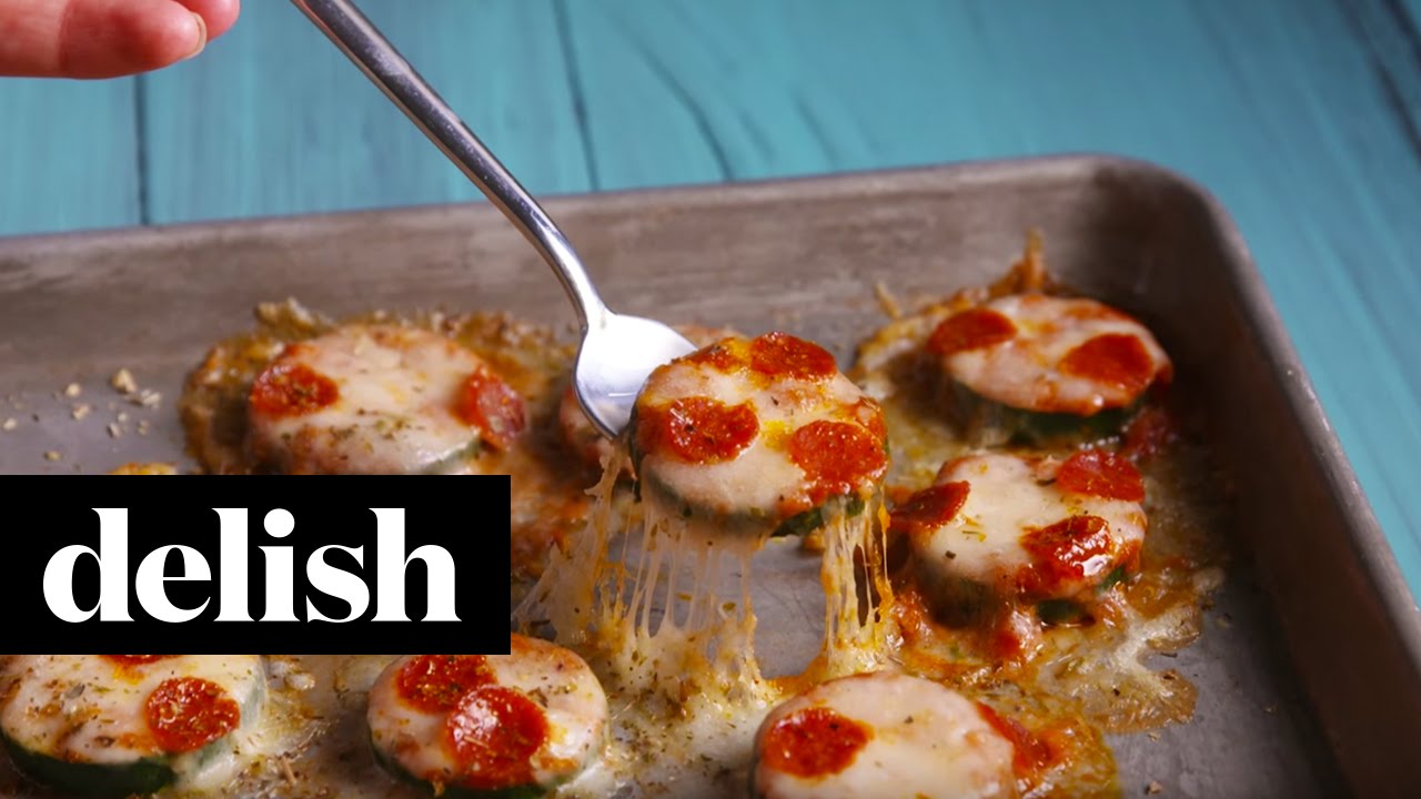 Zucchini Pizza Bites To Curb Your Pie Desire